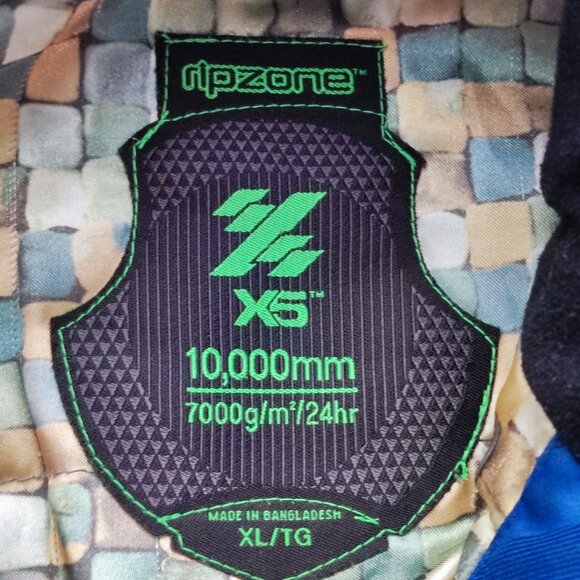 Ripzone X5 winter/ski jacket  blue men's size XL - Picture 4 of 8